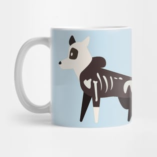 Halloween Dog skeleton Mug